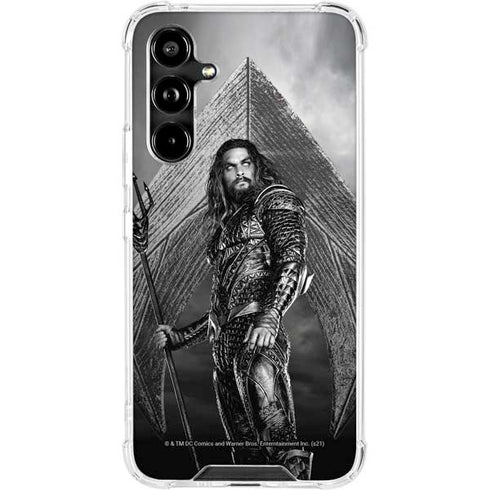 The Justice League (2017) Aquaman Poster Galaxy A54 5G Clear Case