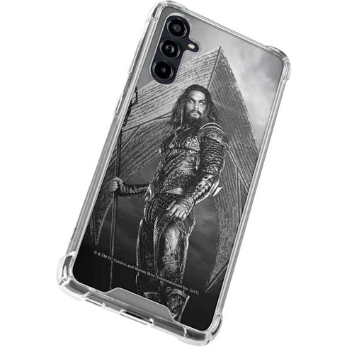 The Justice League (2017) Aquaman Poster Galaxy A54 5G Clear Case