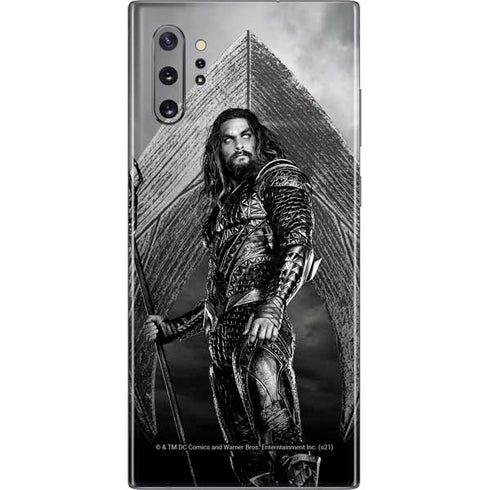 The Justice League (2017) Aquaman Poster Galaxy Note 10 Plus Skin