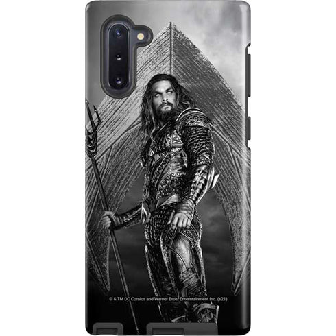 The Justice League (2017) Aquaman Poster Galaxy Note 10 Pro Case