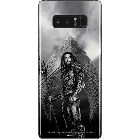 The Justice League (2017) Aquaman Poster Galaxy Note 8 Skin