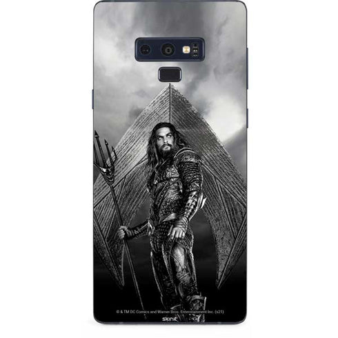 The Justice League (2017) Aquaman Poster Galaxy Note 9 Skin