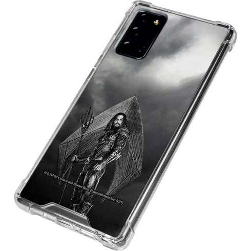 The Justice League (2017) Aquaman Poster Galaxy Note20 5G Clear Case