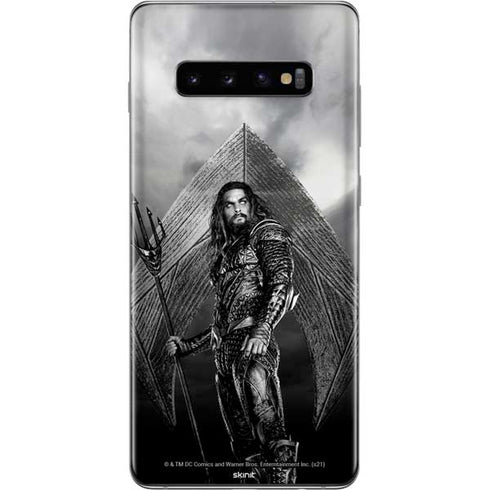 The Justice League (2017) Aquaman Poster Galaxy S10 Plus Skin