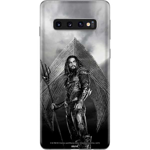 The Justice League (2017) Aquaman Poster Galaxy S10 Skin