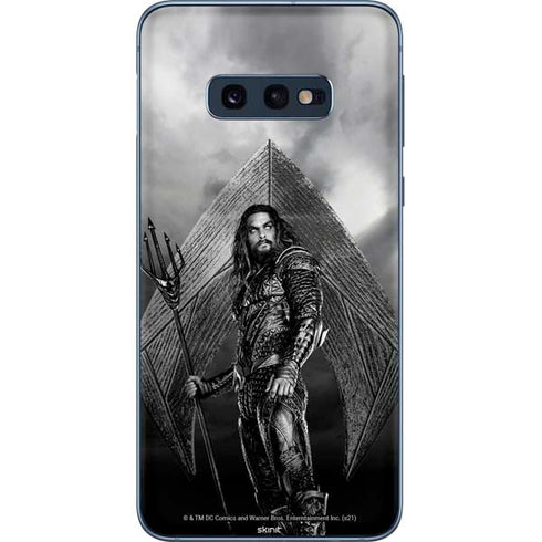 The Justice League (2017) Aquaman Poster Galaxy S10e Skin