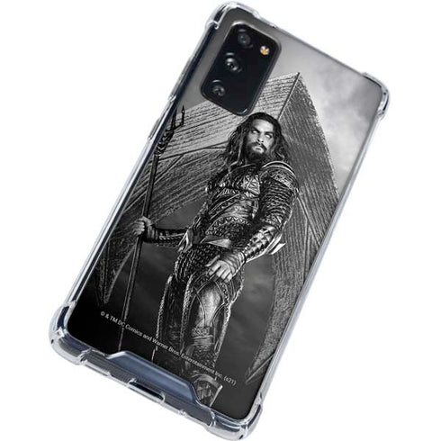 The Justice League (2017) Aquaman Poster Galaxy S20 FE Clear Case