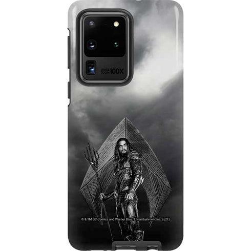 The Justice League (2017) Aquaman Poster Galaxy S20 Ultra 5G Pro Case