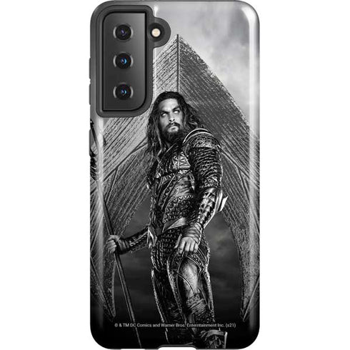 The Justice League (2017) Aquaman Poster Galaxy S21 5G Pro Case