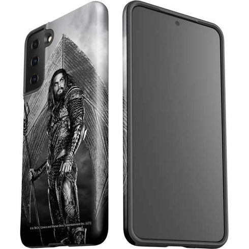The Justice League (2017) Aquaman Poster Galaxy S21 Plus 5G Pro Case