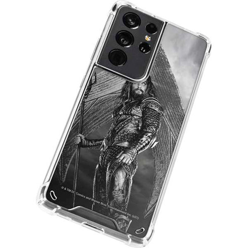 The Justice League (2017) Aquaman Poster Galaxy S21 Ultra 5G Clear Case