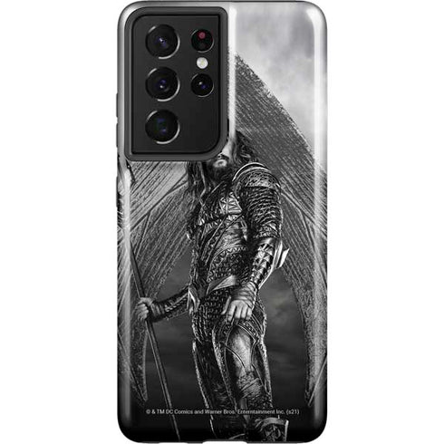 The Justice League (2017) Aquaman Poster Galaxy S21 Ultra 5G Pro Case