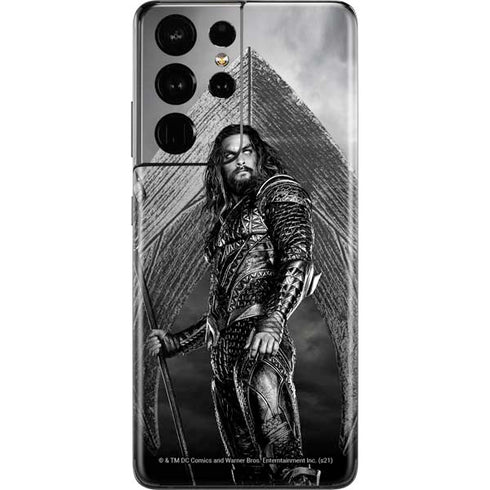The Justice League (2017) Aquaman Poster Galaxy S21 Ultra 5G Skin