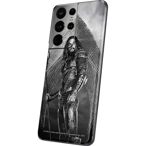 The Justice League (2017) Aquaman Poster Galaxy S21 Ultra 5G Skin
