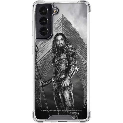 The Justice League (2017) Aquaman Poster Galaxy S22 Clear Case