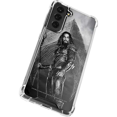 The Justice League (2017) Aquaman Poster Galaxy S22 Clear Case