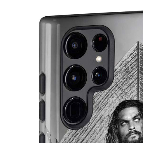 The Justice League (2017) Aquaman Poster Galaxy S22 Ultra Pro Case