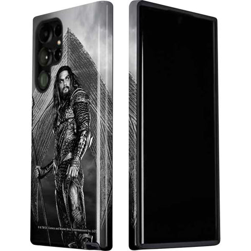 The Justice League (2017) Aquaman Poster Galaxy S22 Ultra Pro Case