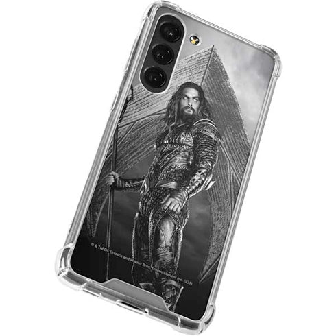 The Justice League (2017) Aquaman Poster Galaxy S23 Plus Clear Case