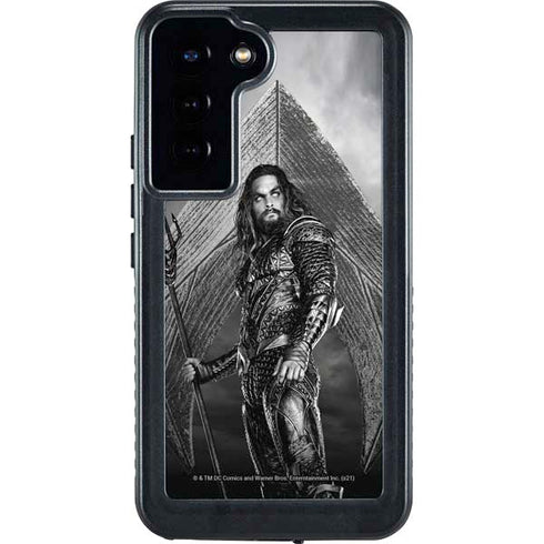 The Justice League (2017) Aquaman Poster Galaxy S23 Plus Waterproof Case