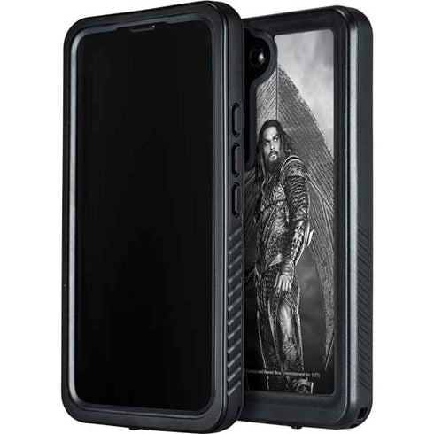 The Justice League (2017) Aquaman Poster Galaxy S23 Plus Waterproof Case