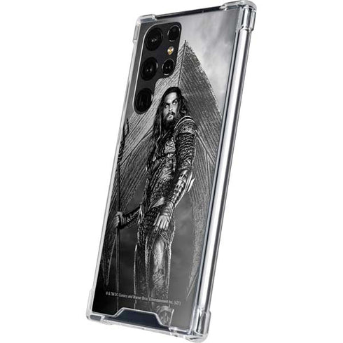 The Justice League (2017) Aquaman Poster Galaxy S24 Ultra Clear Case