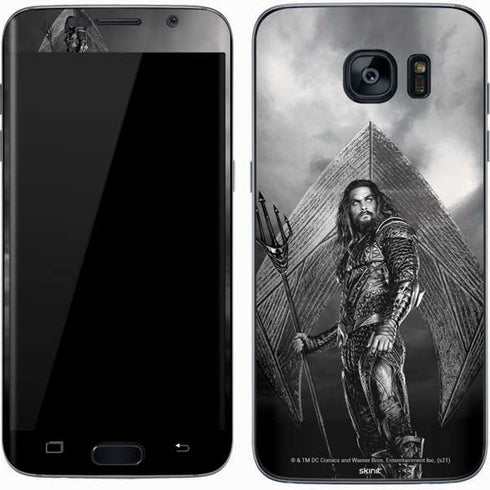 The Justice League (2017) Aquaman Poster Galaxy S7 Skin
