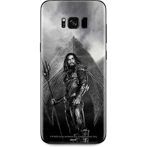 The Justice League (2017) Aquaman Poster Galaxy S8 Plus Skin