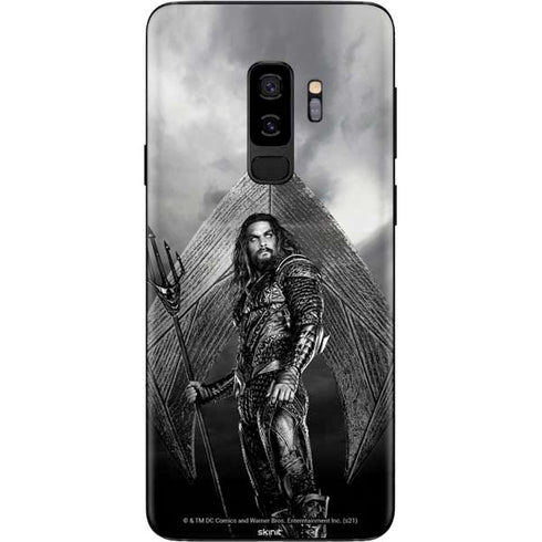 The Justice League (2017) Aquaman Poster Galaxy S9 Plus Skin