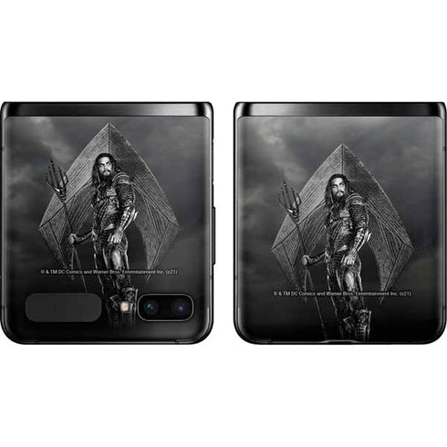 The Justice League (2017) Aquaman Poster Galaxy Z Flip Skin