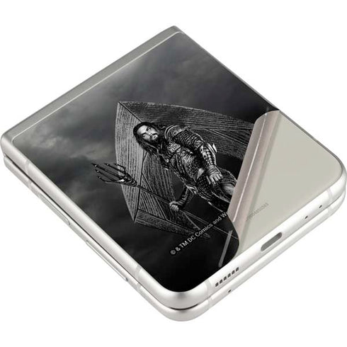 The Justice League (2017) Aquaman Poster Galaxy Z Flip3 5G Skin