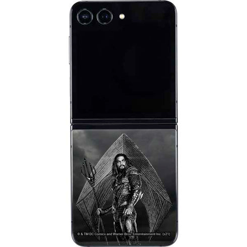 The Justice League (2017) Aquaman Poster Galaxy Z Flip5 5G Skin