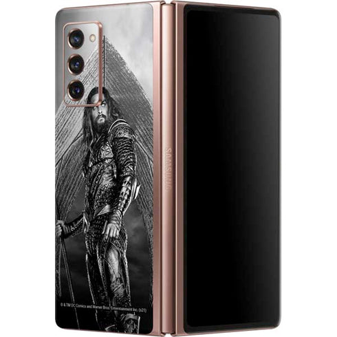 The Justice League (2017) Aquaman Poster Galaxy Z Fold2 5G Skin