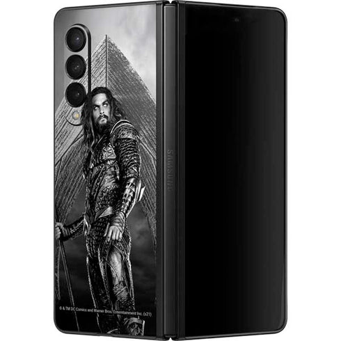 The Justice League (2017) Aquaman Poster Galaxy Z Fold3 5G Skin