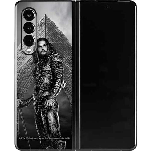 The Justice League (2017) Aquaman Poster Galaxy Z Fold3 5G Skin