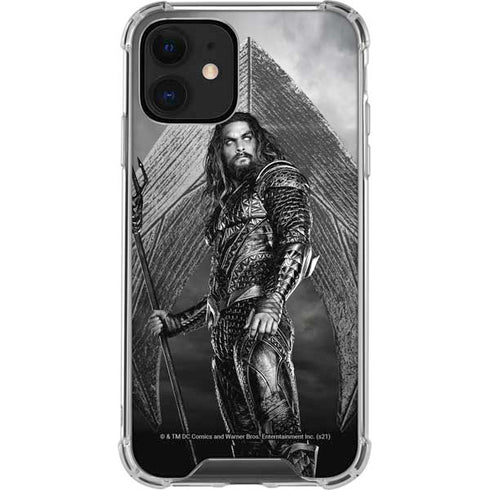 The Justice League (2017) Aquaman Poster iPhone 12 Clear Case