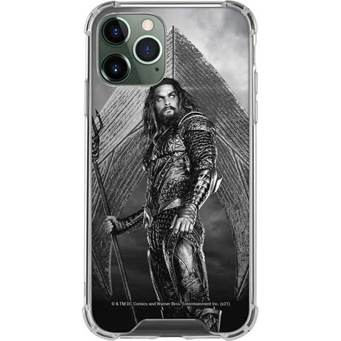 The Justice League (2017) Aquaman Poster iPhone 12 Pro Clear Case