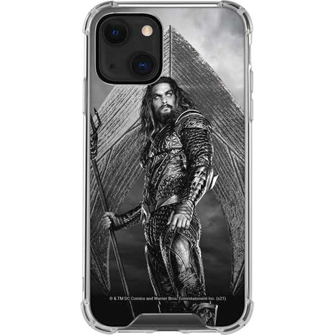The Justice League (2017) Aquaman Poster iPhone 13 Mini Clear Case