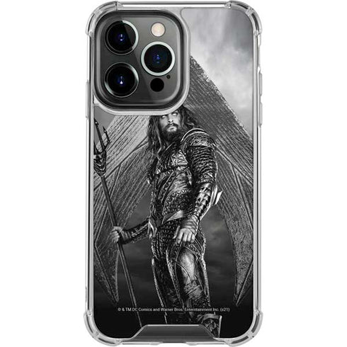 The Justice League (2017) Aquaman Poster iPhone 13 Pro Clear Case