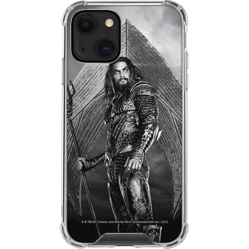 The Justice League (2017) Aquaman Poster iPhone 14 Plus Clear Case
