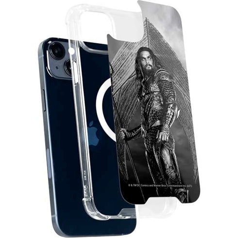 The Justice League (2017) Aquaman Poster iPhone 15 Plus MagSafe Case