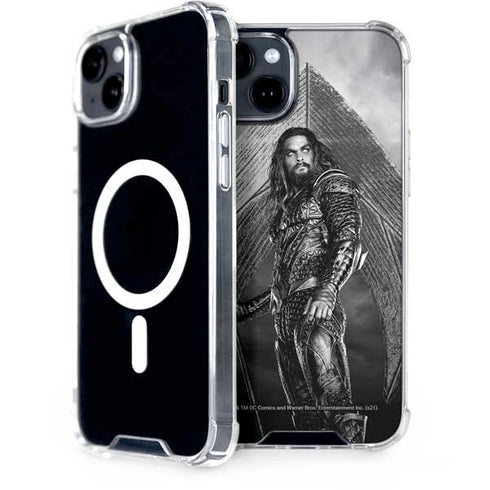 The Justice League (2017) Aquaman Poster iPhone 15 Plus MagSafe Case