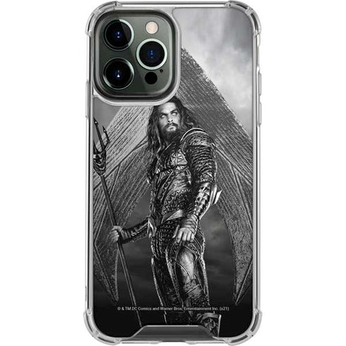The Justice League (2017) Aquaman Poster iPhone 14 Pro Max Clear Case