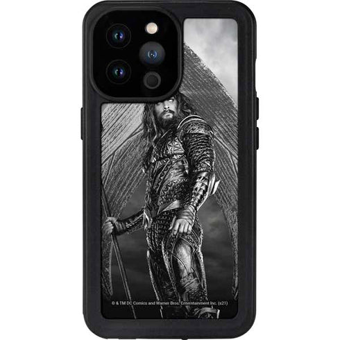 The Justice League (2017) Aquaman Poster iPhone 14 Pro Max Waterproof Case