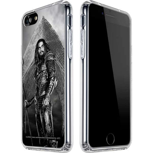 The Justice League (2017) Aquaman Poster iPhone SE (2nd & 3rd Gen) Clear Case