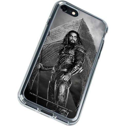 The Justice League (2017) Aquaman Poster iPhone SE (2nd & 3rd Gen) Clear Case
