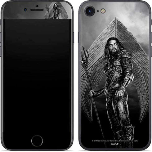 The Justice League (2017) Aquaman Poster iPhone SE (2nd & 3rd Gen) Skin