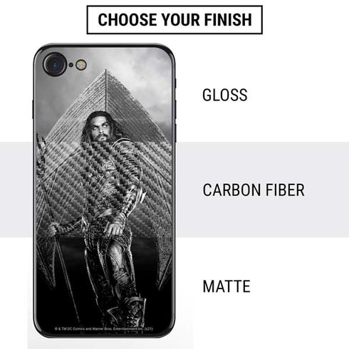 The Justice League (2017) Aquaman Poster iPhone SE (2nd & 3rd Gen) Skin