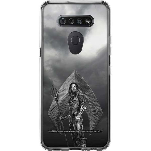 The Justice League (2017) Aquaman Poster LG K51/Q51 Clear Case