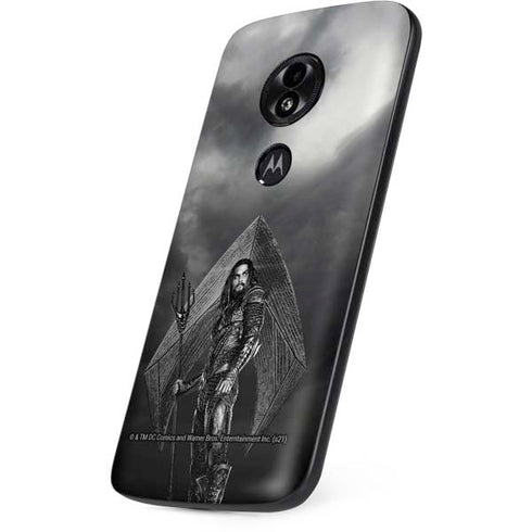 The Justice League (2017) Aquaman Poster Moto E5 Play Skin